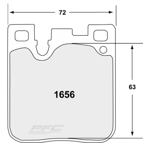 PFC 1656.10 Rear Brake Pads for BMW M3 (F80) / M4 (F82) / M2 (F87) (Z-Rated Compound)