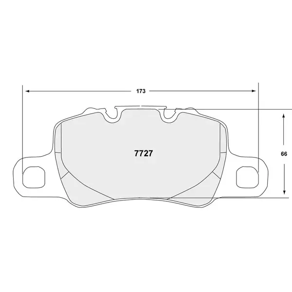 PFC 7727.68.18.64 Rear Brake Pads for PORSCHE 911 GT3 / GT3RS (991 / 992) / 718 Cayman GT4RS (982)