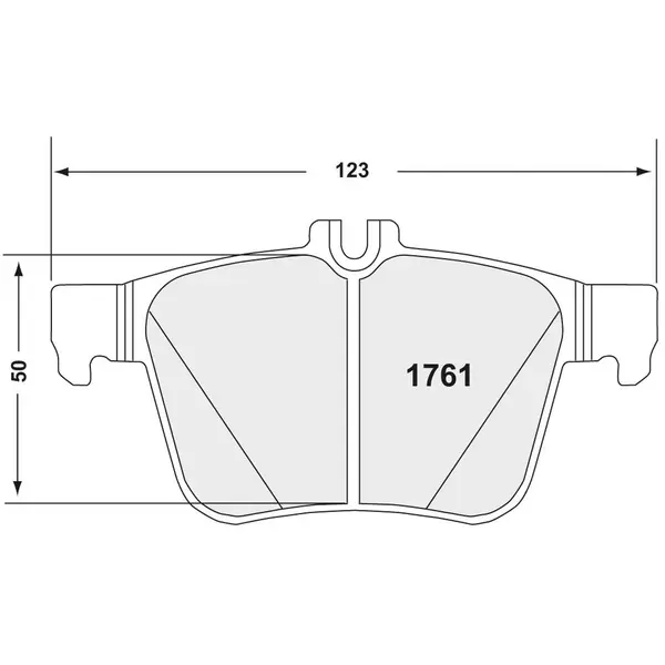 PFC 1761.68.15.64 Rear Brake Pads for VW Golf Clubsport / Golf GTI / Golf R (Mk7)