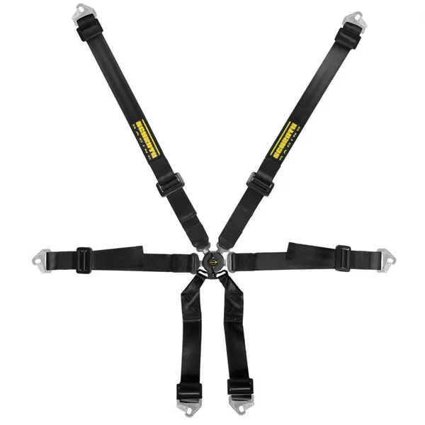 SCHROTH 94570A-0 Racing Harness Clubman 2x2 6-Point, Black