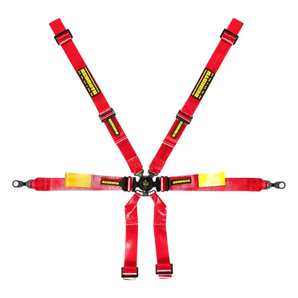 SCHROTH 94710-2 Racing Harness Enduro 2x2 6-Point, Red for PORSCHE