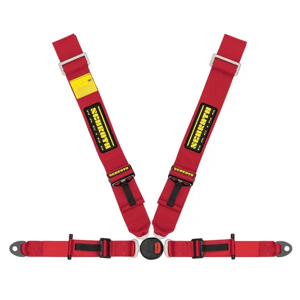 SCHROTH 91158A-2 Racing Harness Lotus 2-FE 4-Point Left, FIA, Red