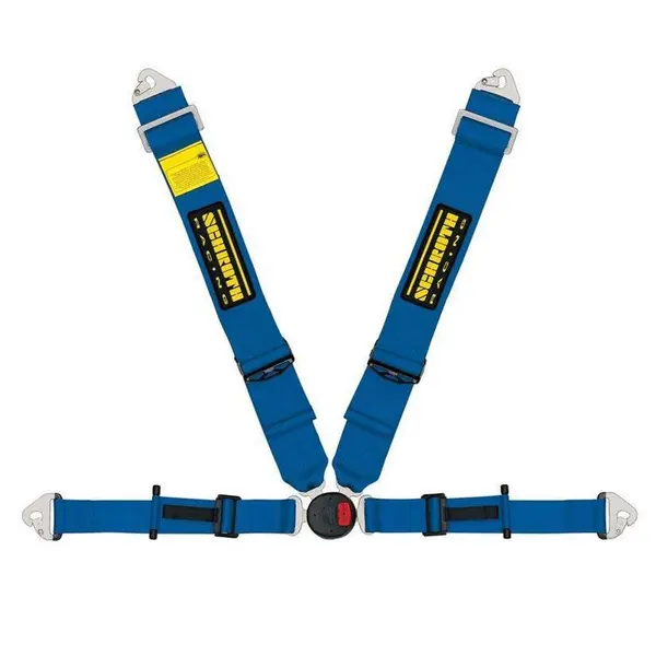 SCHROTH 20171 Racing Harness Profi 2-FE ASM Pull Down 4-Point Left, Blue