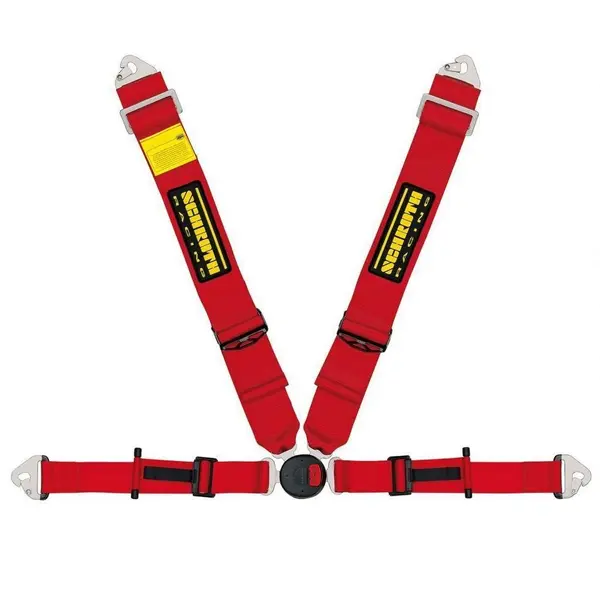 SCHROTH 20271 Racing Harness Profi 2-FE ASM Pull Down 4-Point Left, Red