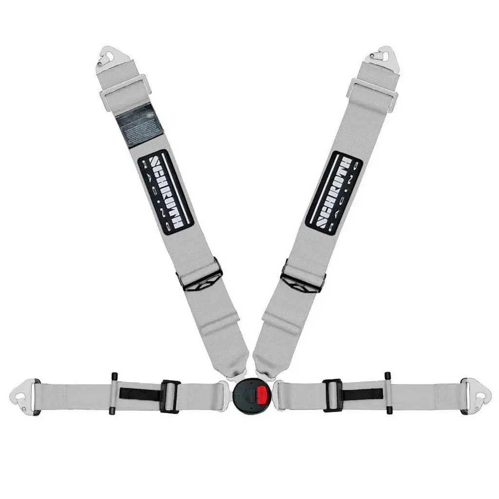 SCHROTH 25971 Racing Harness Profi 2-FE ASM Pull Down 4-Point Right, Silver