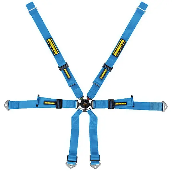 SCHROTH 94660-1 Racing Harness Profi 2x2 6-Point, Blue for PORSCHE 911 GT3 / GT3RS