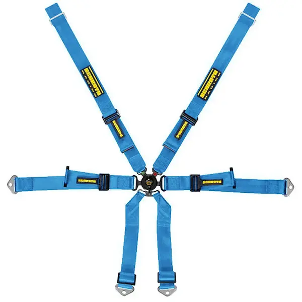 SCHROTH 94680-1 Racing Harness Profi 2x2 6-Point, Blue for PORSCHE Cayman / Boxster