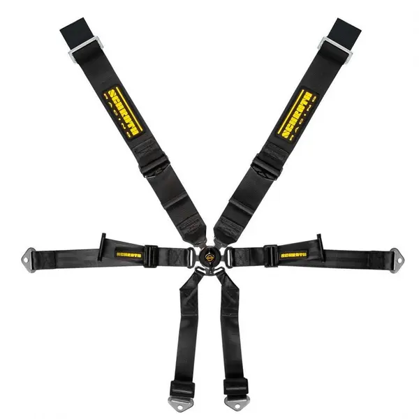 SCHROTH 94650-0 Racing Harness Profi 3x2 6-Point, Black for PORSCHE 911 GT3 / GT3RS