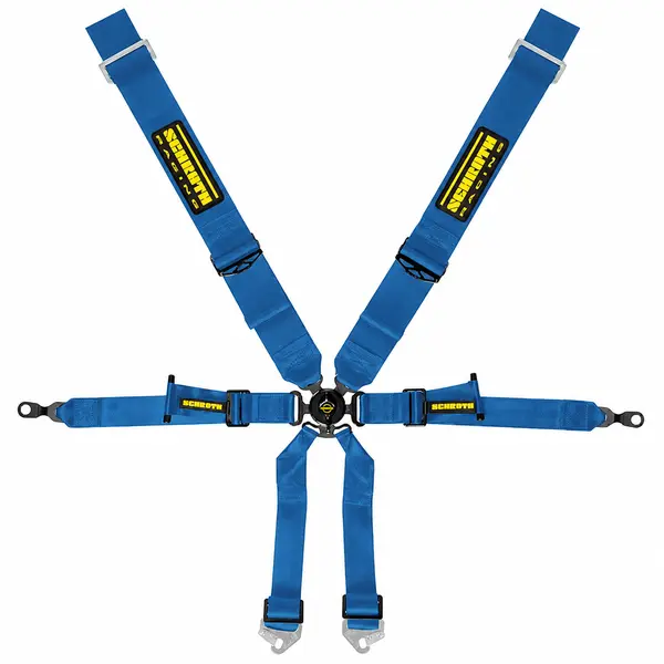 SCHROTH 94690-1 Racing Harness Profi 3x2 6-Point, Blue for PORSCHE