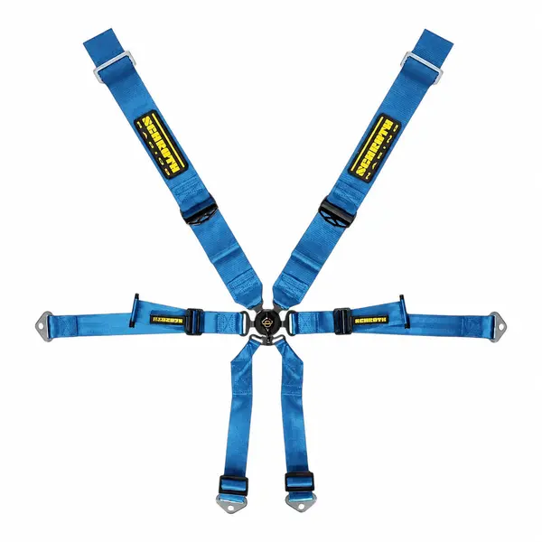 SCHROTH 94650-1 Racing Harness Profi 3x2 6-Point, Blue for PORSCHE 911 GT3 / GT3RS