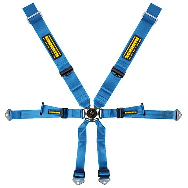 SCHROTH 94670-1 Racing Harness Profi 3x2 6-Point, Blue for PORSCHE Cayman / Boxster