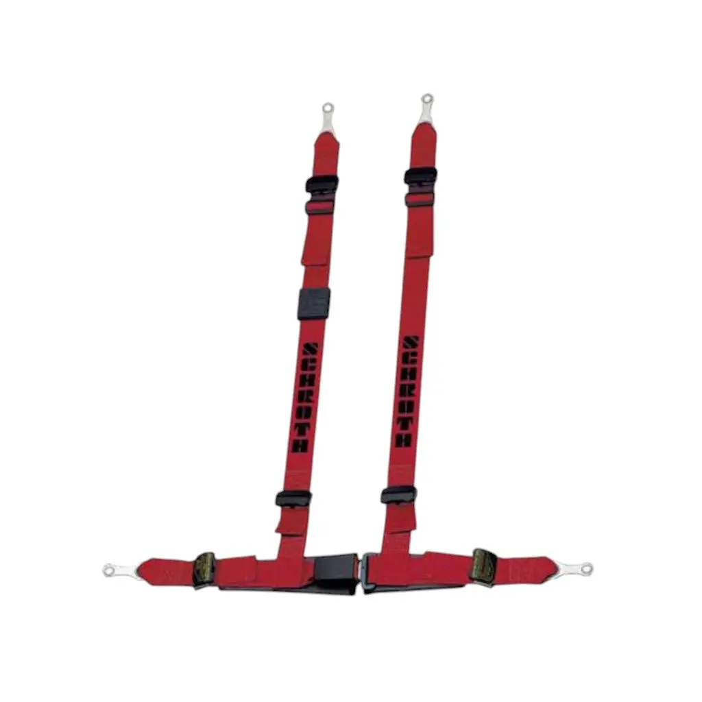 SCHROTH 13542E Racing Harness Rallye Cross ASM 4-Point 50mm Right, Red