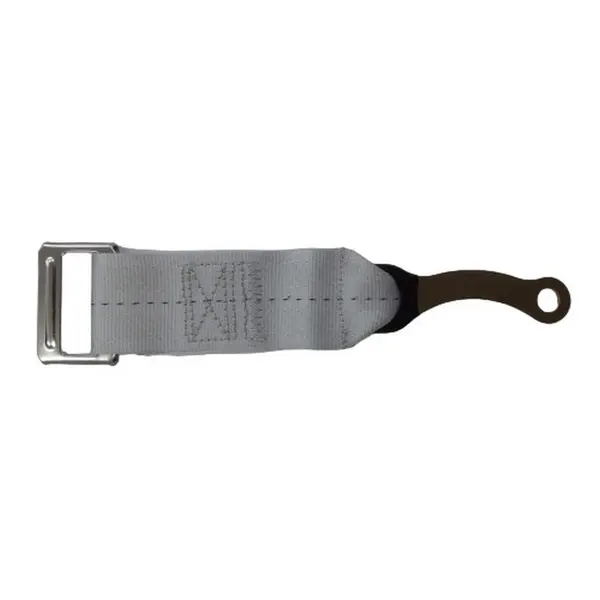 SCHROTH 00169 Replacement End Strap for Rallye 3 ASM, Silver for FORD Fiesta