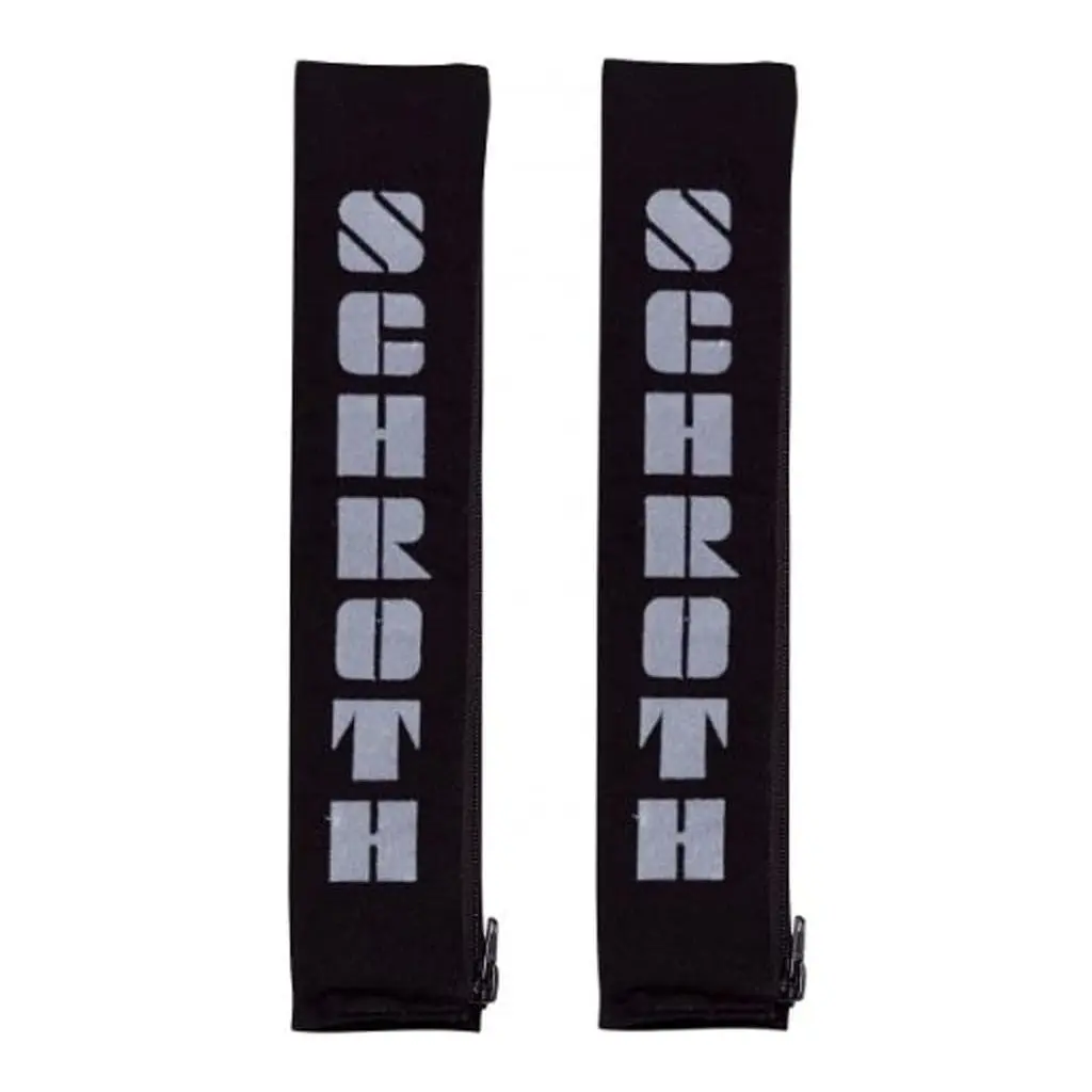 SCHROTH 09109 Shoulder Pads 50mm, Black/Gray Logo