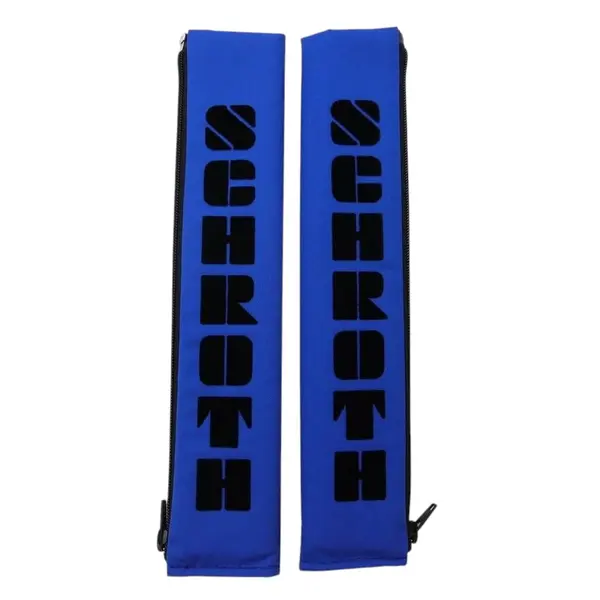 SCHROTH 01109 Shoulder Pads 50mm, Blue/Black Logo