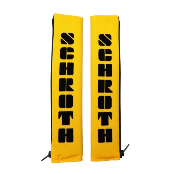 SCHROTH 03109 Shoulder Pads 50mm, Yellow/Black Logo
