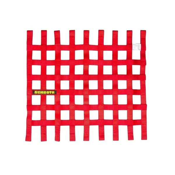 SCHROTH 09055-2 Window Net 525 x 467mm SFI/FIA, Red
