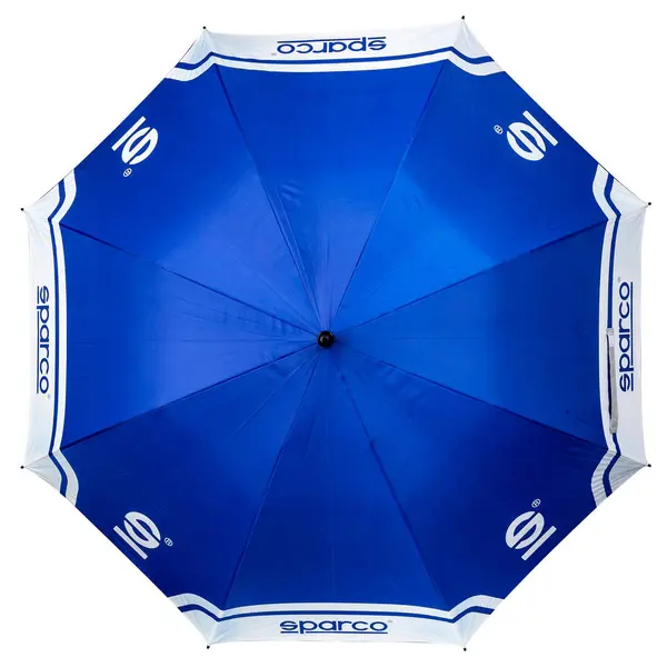 SPARCO 099068 Automatic Umbrella 2020, blue/white, dia 130 cm