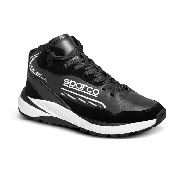 SPARCO 0012A638NRBI FAST Mechanic shoes, FIA+SFI, black/white