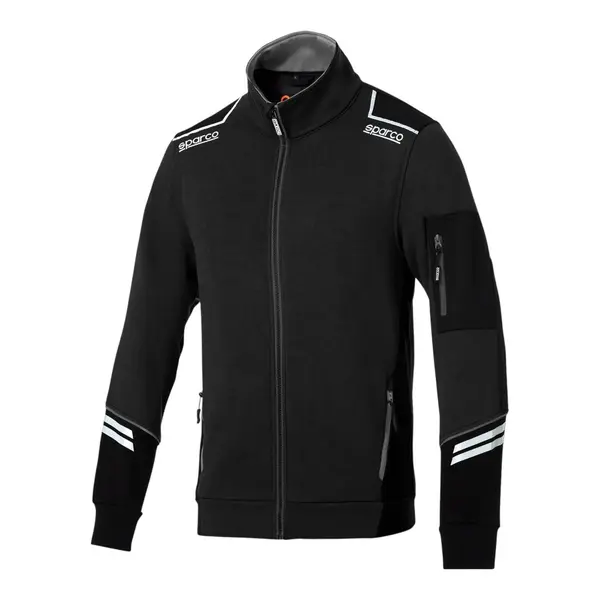 SPARCO 02429NRGS7XXX Full Zip Sweatshirt Tech Alabama, Black/Grey
