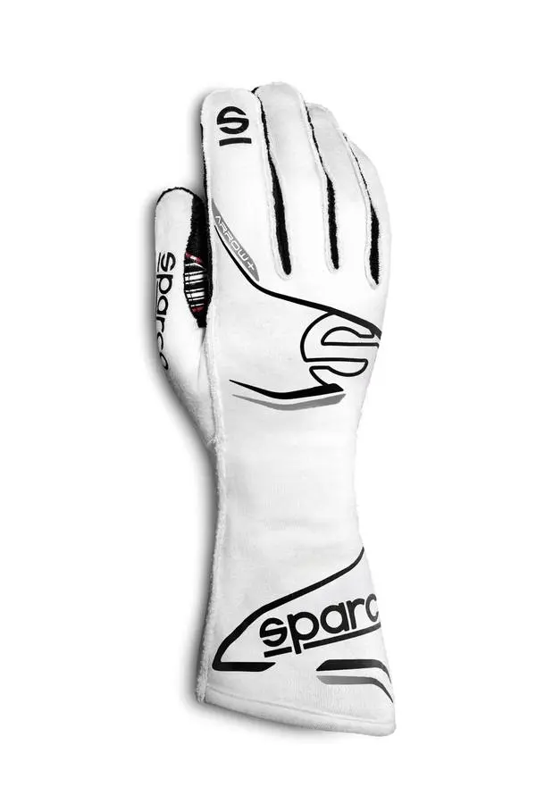 SPARCO 00131910BINR Gloves ARROW+ white/black