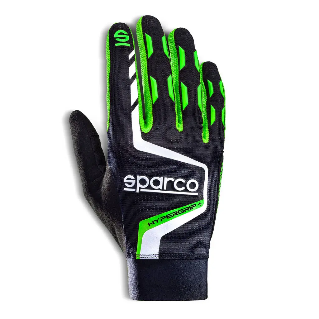 SPARCO 00209512NRVF HYPERGRIP+ Gaming gloves, black/green