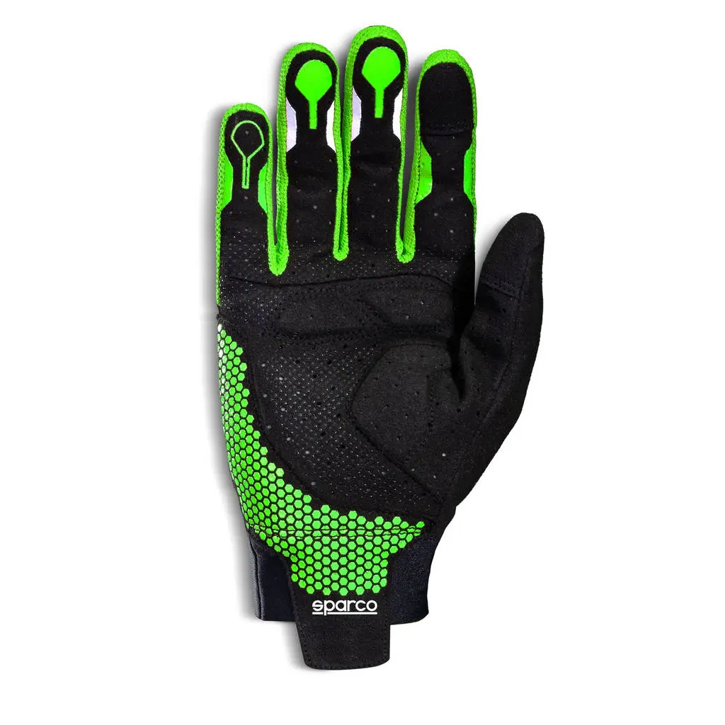 SPARCO 00209512NRVF HYPERGRIP+ Gaming gloves, black/green