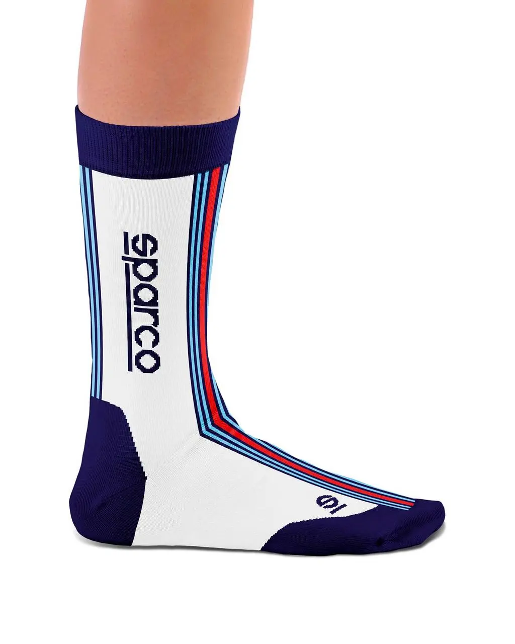 SPARCO 099145MRBIBMN2 Iconic design socks MARTINI RACING navy blue/white
