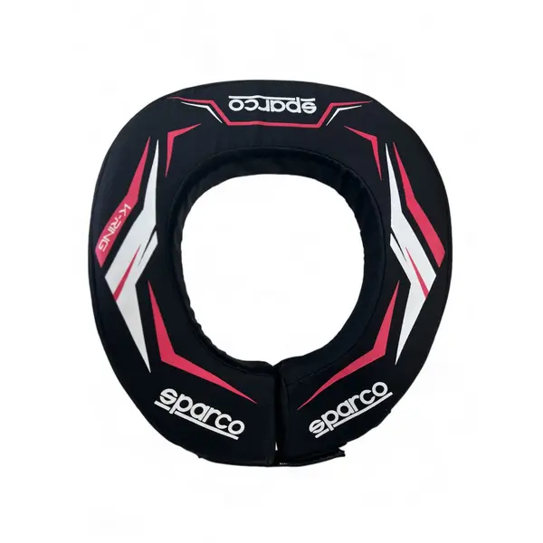 SPARCO 001604NRRS K-RING Neck support collar, Black/red