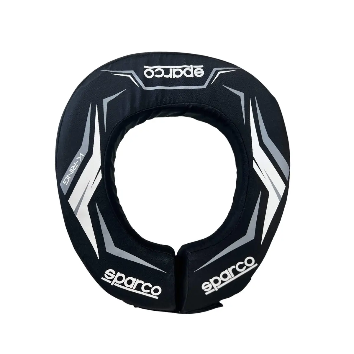 SPARCO 001604NRBI K-RING Neck support collar, Black/white