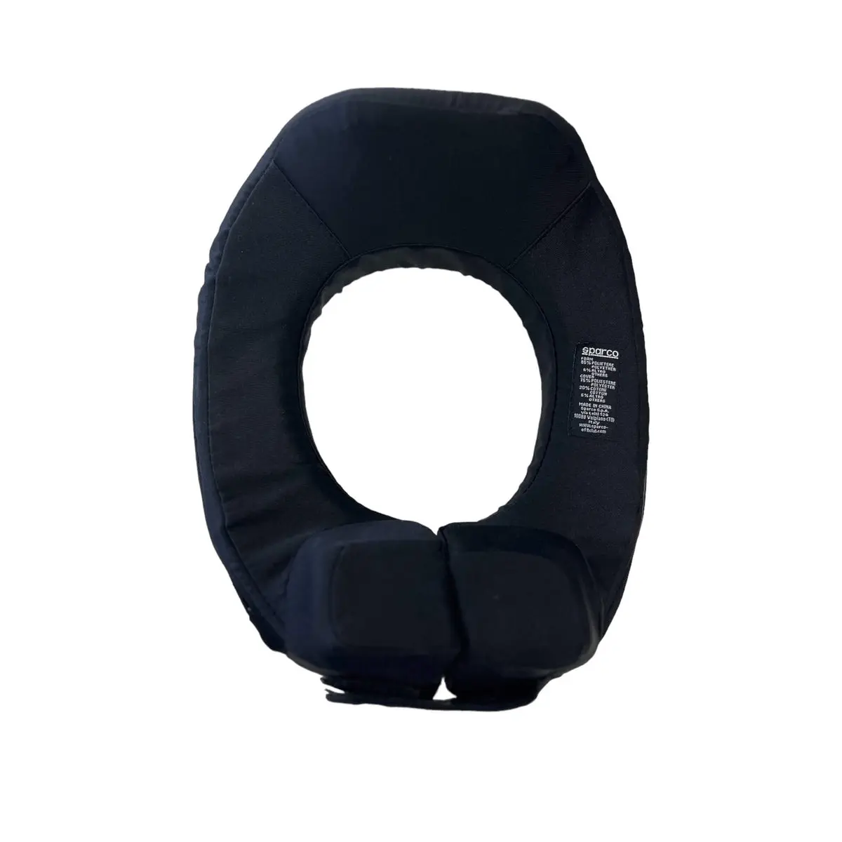 SPARCO 001604NRBI K-RING Neck support collar, Black/white