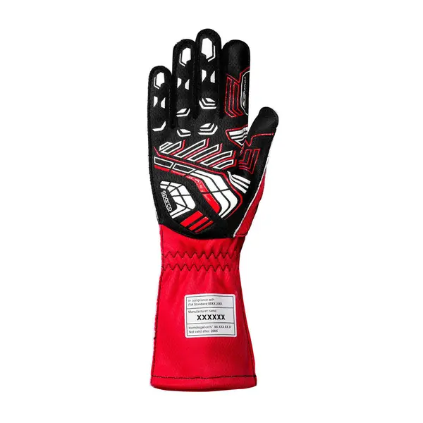 SPARCO BKG0003B0R27006 Karting Gloves K-Arrow+ 2025, Red / Black, Size 6