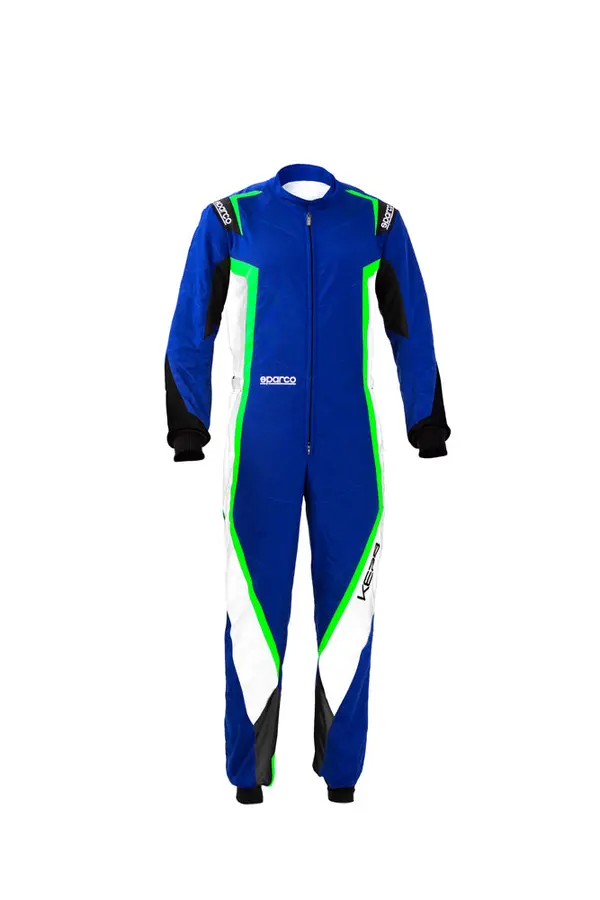 SPARCO 002341BNBV130 KERB YOUTH CHILD Kart suit, CIK, blue/black/white