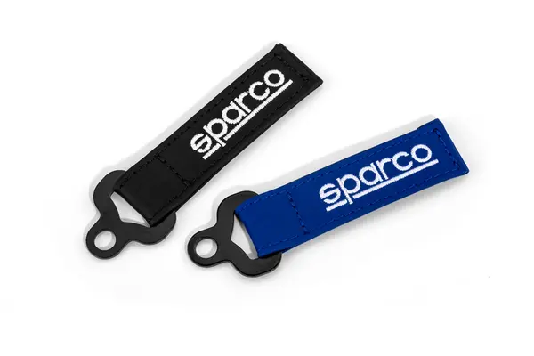 SPARCO 099070AZ Keychain leather, blue